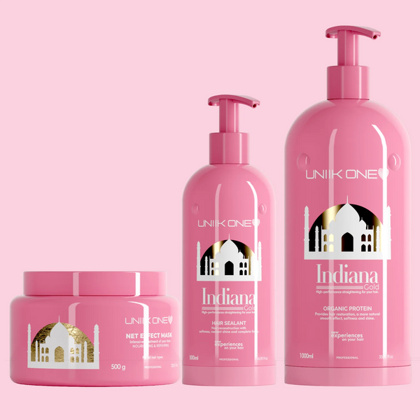 Uniik One | Kit Indiana Gloss Lissage Organic Proteine 1L