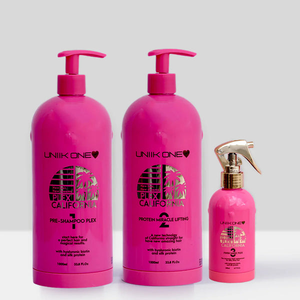 Uniik One | Kit Lissage California Plex 2x1L + Step 3 (200ml)