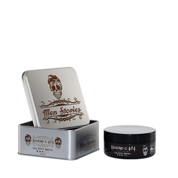 Men Stories | Cire Effet Mouillé Boite Métal - 150 ml